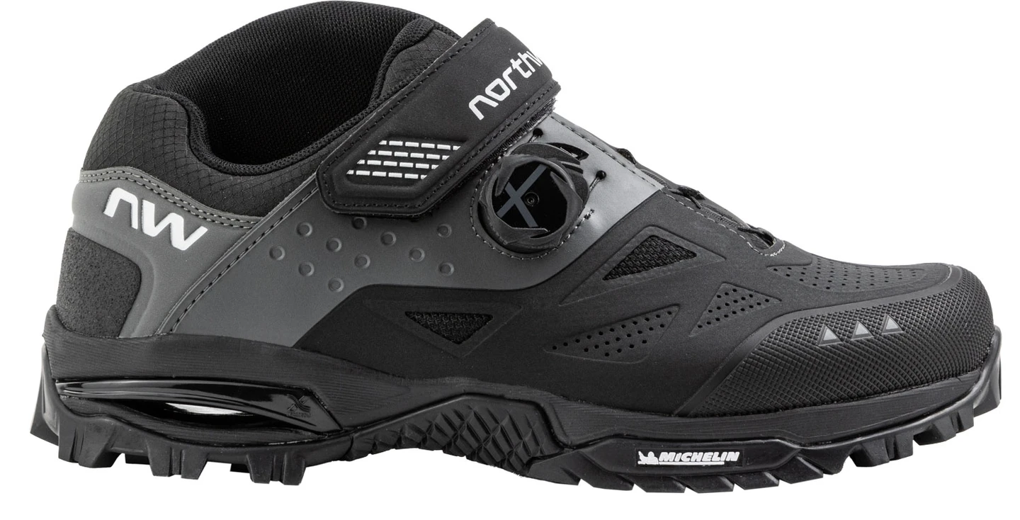 Northwave Enduro Mid 2 Shoe Black/Dark Grey - CICLIMATTIO Northwave Enduro Mid 2 Shoe Black/Dark Grey - CICLIMATTIO