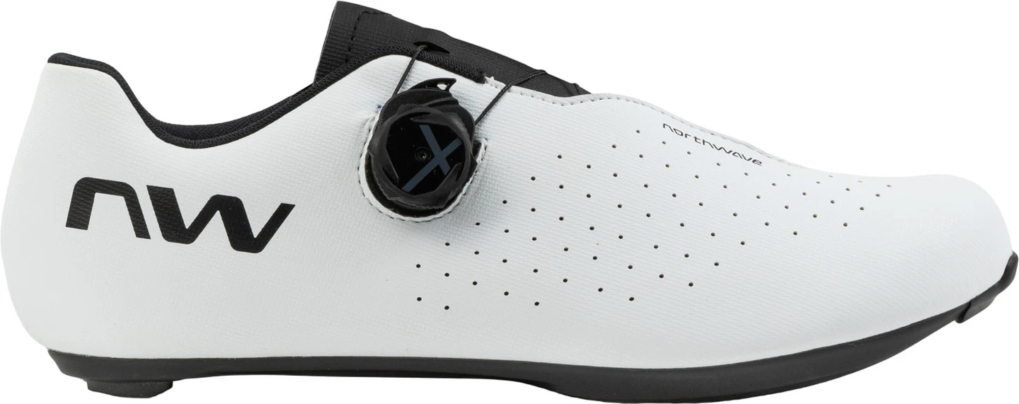 Norhwave Sonic Plus Wide Shoe White/Black - CICLIMATTIO