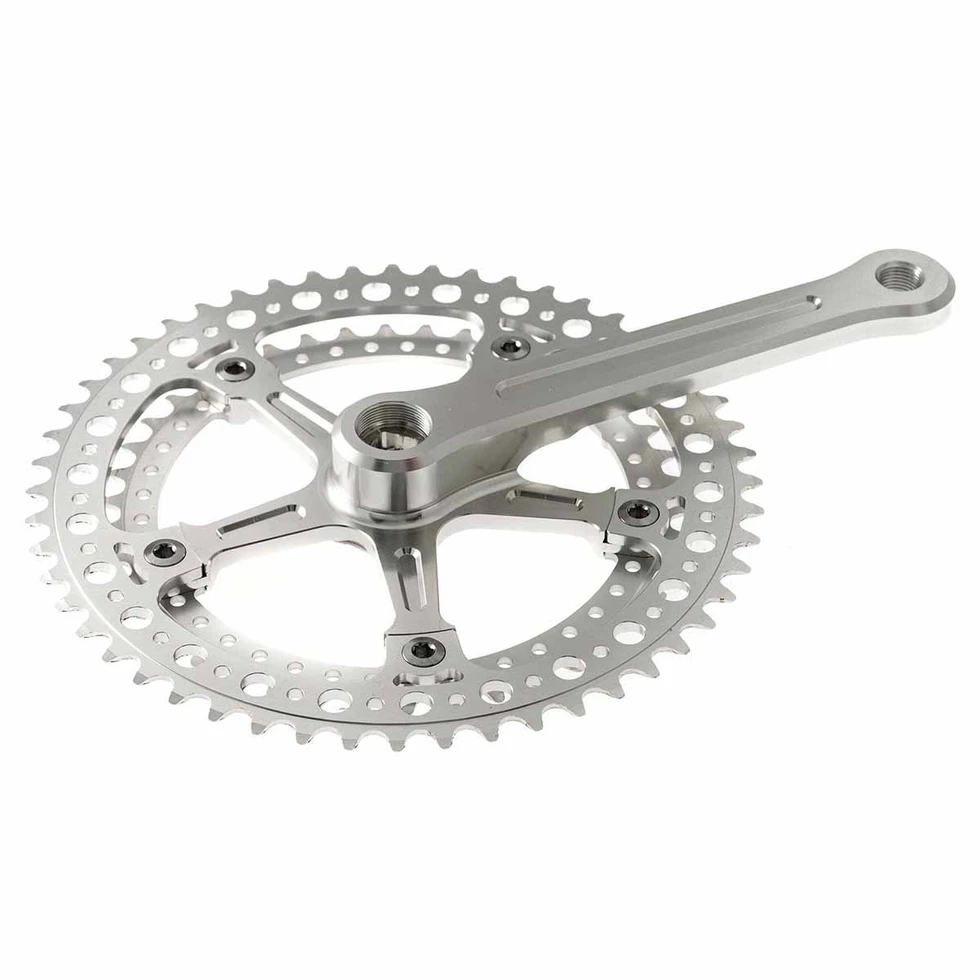 Pédalier Acier Double – Vélo Course Ancien Vintage, Occasion