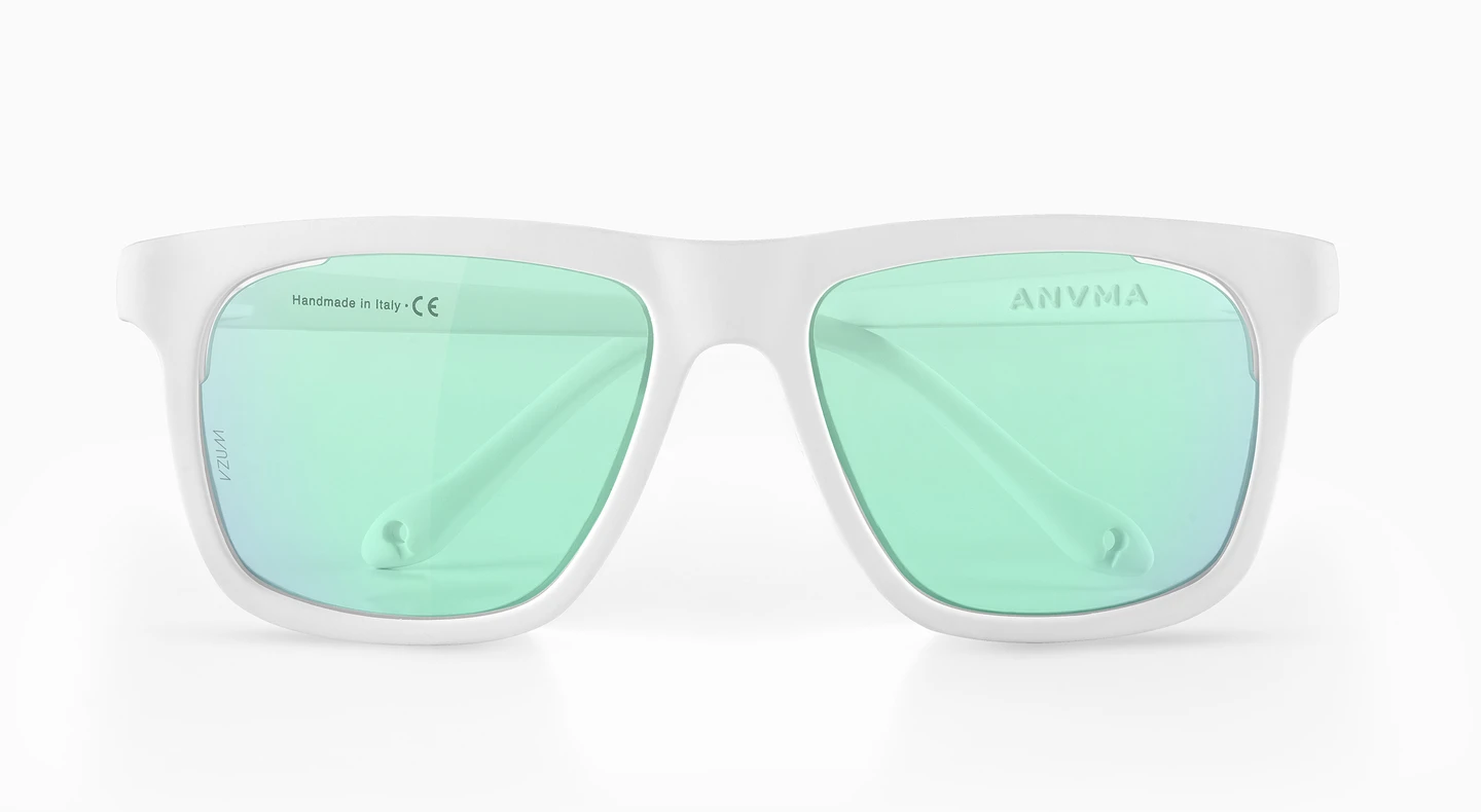 Alba Optics Anvma White Sunglasses