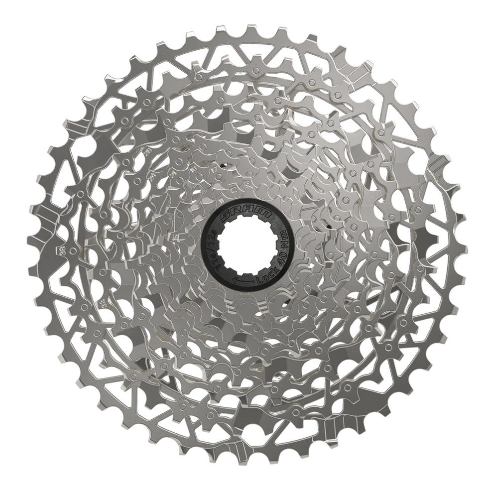 パーツ SRAM XPLR PG-1231 12s SRAM XPLR PG-1231 Cassette - 12-Speed, 11-44t, Silver, D1