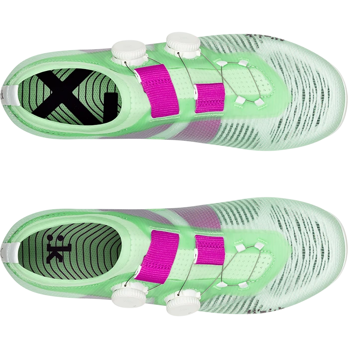 Fizik Vega Carbon Shoe Mint Green/Purple - CICLIMATTIO