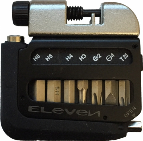 ELEVEN Multipurpose Mini-Keys 8 Functions With Chain Tool 