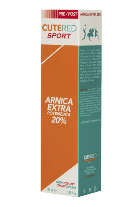 CUTERED SPORT Arnica Cream Extra Enhanced 20% 